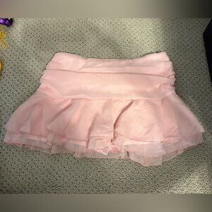 Pink Layered Skirt